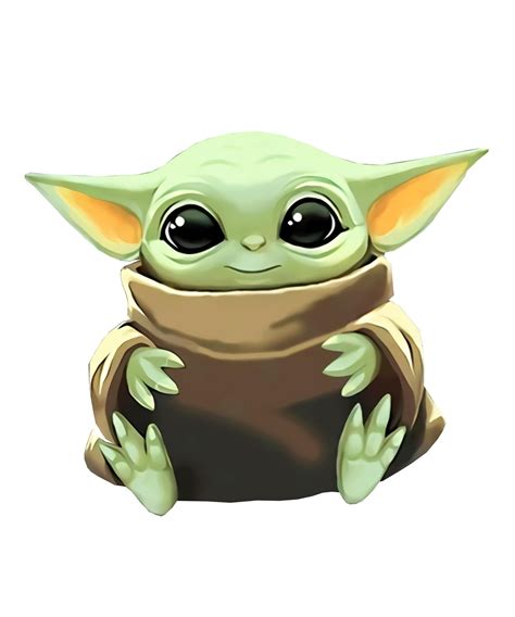 Baby Yoda PNG | Etsy