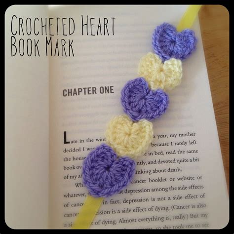 Heart Bookmark Crochet Pattern Free This Pattern Is Available For Free ...