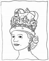 Free & Easy To Print Queen Coloring Pages  Tulamama sketch template