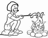 9 Fun Campfire Coloring Pages For Students  sketch template