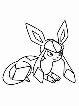 Pokemon Glaceon coloring Pages  Free Printable sketch template