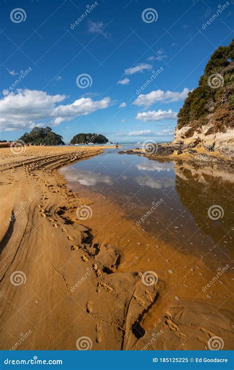 Kaiteriteri Beach New Zealand on a Sunny Day Stock Image - Image of ...