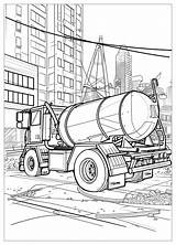 Cement Mixer Coloring Pages  Fun Construction Vehicle Activity For sketch template