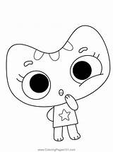 Kate Surprised Kit And Coloring Page For Kids  Free sketch template