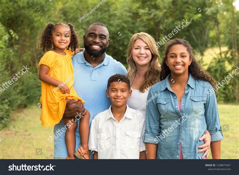 Portrait Mixed Race Family Laughing Stock Photo 1238873467 | Shutterstock