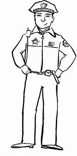 Free Printable Policeman Coloring Pages For Kids sketch template