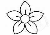 Coloring Page big flower  Easter Template sketch template