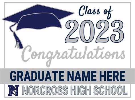 Norcross Graduation Signs | FREE SHIPPING | A Better Sign