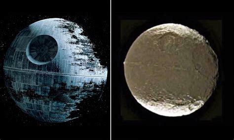 Could Saturn’s moon Iapetus be an alien Death Star | Daily Mail Online