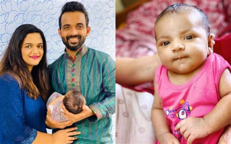 Ajinkya Rahane names his daughter 'Aarya'; shares her picture on Instagram