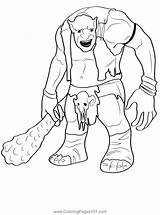 Ogre 8 Coloring Page For Kids  Free Ogres Printable Pages sketch template