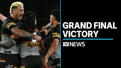 Penrith Panthers fans celebrate NRL Grand Final victory - ABC News