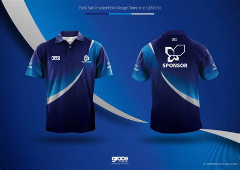 Sublimated Short Sleeve Polo Shirt – Template Design – AKL Industries