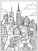 Ultraman Coloring Pages  Free Printable PDF & Online Coloring sketch template
