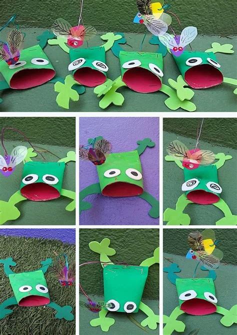 Pin by Silvi As on CrAftS: PApEL, CaRtÓn, CarTuLinA, PeRiÓDicOS... | Preschool crafts, Frog ...