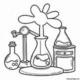 Science Lab Coloring Page  Pagescom sketch template