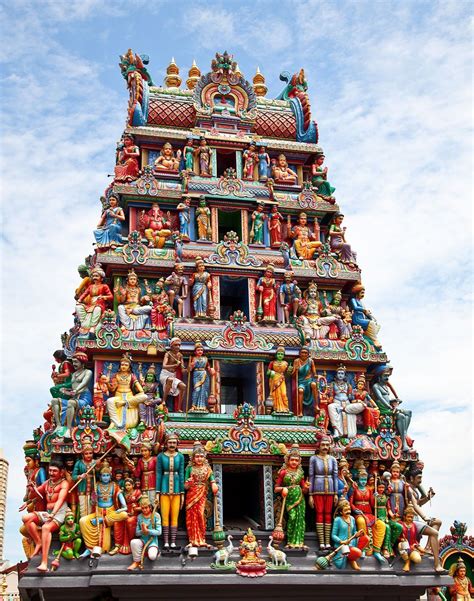 Sri Mariamman Hindu Temple Singapore | Hindu temple, Indian temple architecture, Temple