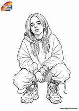 Billie Eilish Coloring Pages Free Printables sketch template