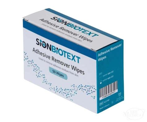 Sion Biotext Adhesive Remover Wipes - 180 Medical