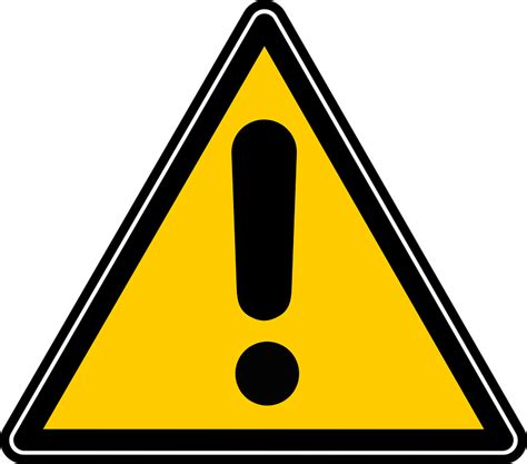 Sign Caution Warning · Free vector graphic on Pixabay