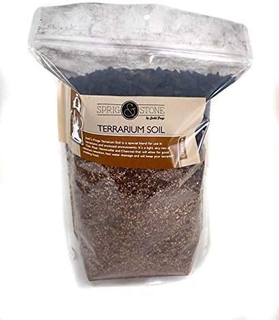 Amazon.com: Josh's Frogs Sprig & Stone Terrarium Soil for Open and Closed Terrariums (4 Quart ...