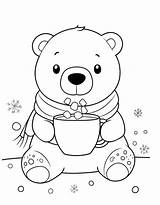 Teddy Bear Coloring Pages Free Printable PDF sketch template