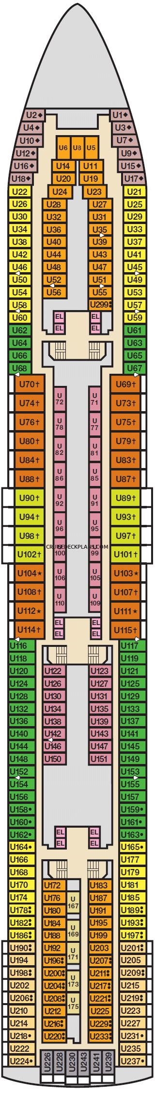 Carnival Sensation Upper Deck Plan Tour