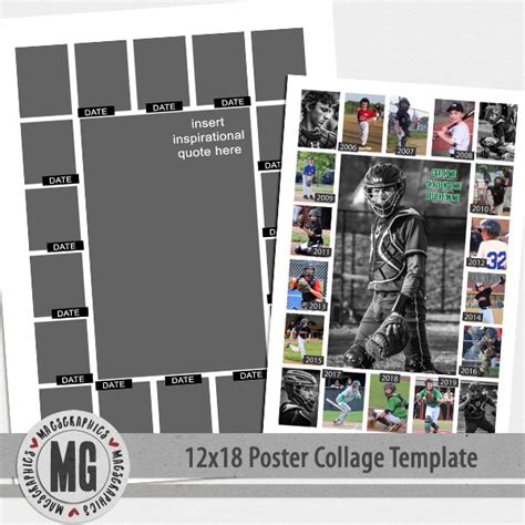 12x18 Poster Collage Template | Digital Art