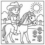 28 Cowgirl Coloring Pages For Kids Free PDF Printables sketch template
