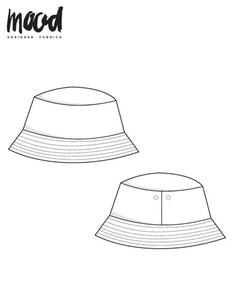 Printable Template Free Bucket Hat Pattern