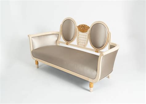 Corbeille de Fleurs - Fine & Early Art Deco Settee in the Manner of Sue ...