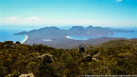 Red mountains and crescent bays of Freycinet Peninsula, Tasmania • Exploring the Earth