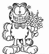 Coloring Pages  Garfield Adults sketch template
