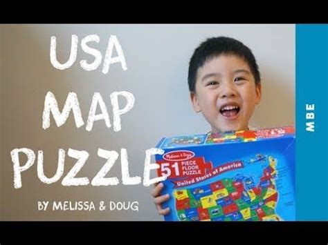 United States Map Giant Floor Puzzle by Melissa and Doug | Map puzzle, Puzzles for kids, Usa map