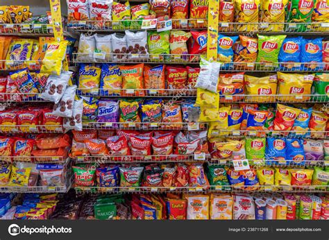 Pattaya Thailand July Snacks Aisle Eleven Convenience Store July 2018 – Stock Editorial Photo ...