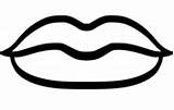 Labios Boca Beso Colorare Labio Bocca Bacio Mouth Ausmalbilder Vday  sketch template