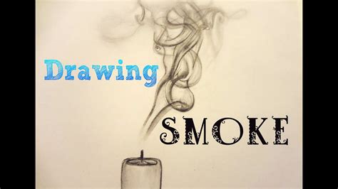 How to draw * SMOKE * with a pencil - YouTube