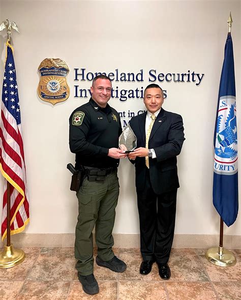 Sheriff's Office awarded for outstanding partnership with Homeland Security Investigations ...