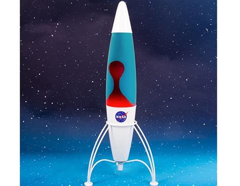 Space Lava Lamp - NASA 17'' Rocket Ship - Brilliant Childrens Presents