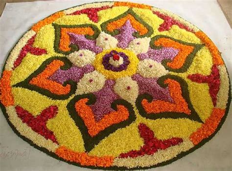 Innovative Floral Rangoli Designs, Rangoli Patterns - Home & Decor