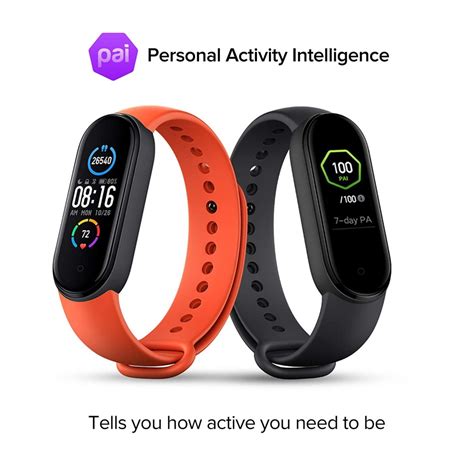 Mi Smart Band 5 – India’s No. 1 Fitness Band, 1.1-inch AMOLED Color ...