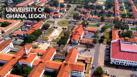 Drone Shot of UNIVERSITY OF GHANA LEGON CAMPUS - [4K] Aerial Footage of ...