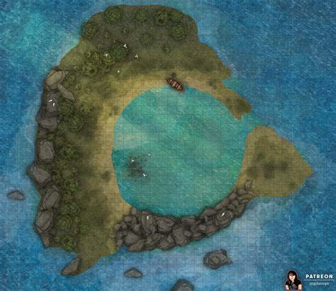 The Isle – Angela Maps – Free, Static, and Animated Battle Maps for D&D and other RPGs
