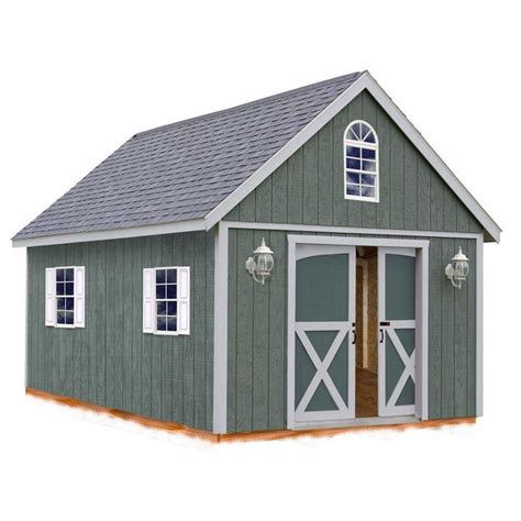 Best Barns Belmont 12 ft. x 20 ft. Wood Storage Shed Kit belmont_1220 ...