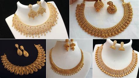 One Tola Gold Set || Light Weight Gold Necklace Set || Gold Set New ...