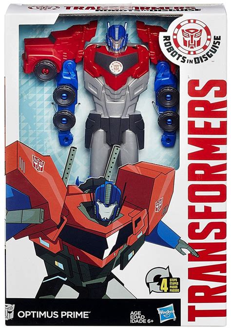 Transformers Robots in Disguise Titan Changers Optimus Prime Action Figure Hasbro Toys - ToyWiz