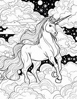 33 Magical Unicorn Coloring Pages For Kids And Adults sketch template