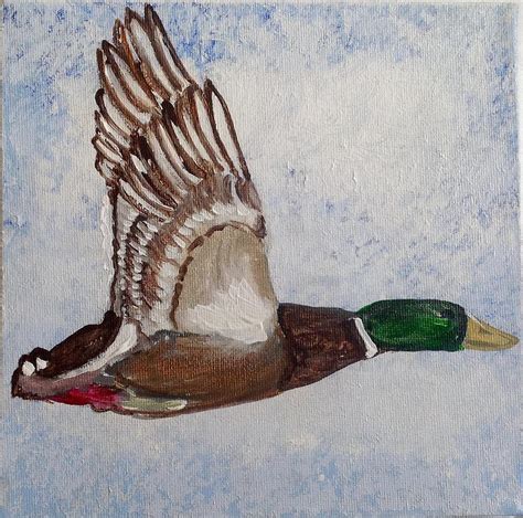 Flying Ducks 3 Painting by Mark James - Fine Art America