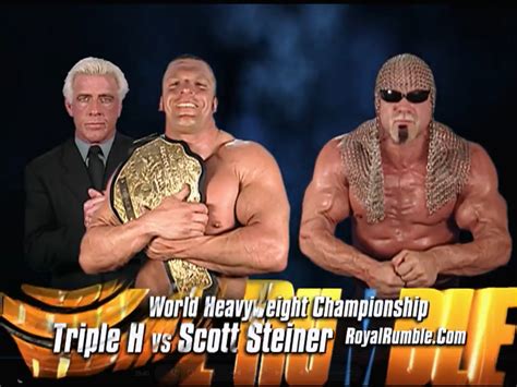 Triple H vs. Scott Steiner Royal Rumble 2003 : r/WWEMatchGraphics