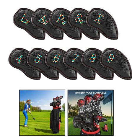 Leather Iron Covers Golf Clubs | Hybrid Iron Golf Club Covers - 11pcs ...